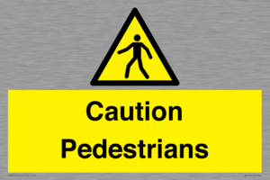 Caution Pedestrians